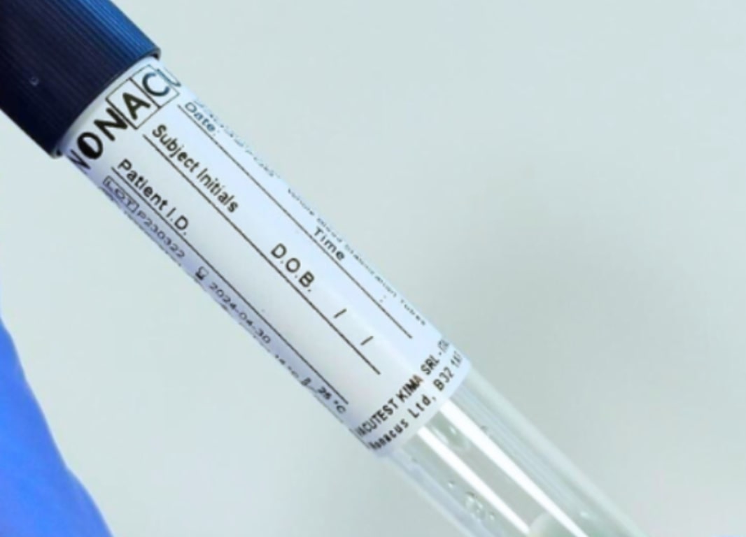 Nonacus cell-free DNA collection tube with label