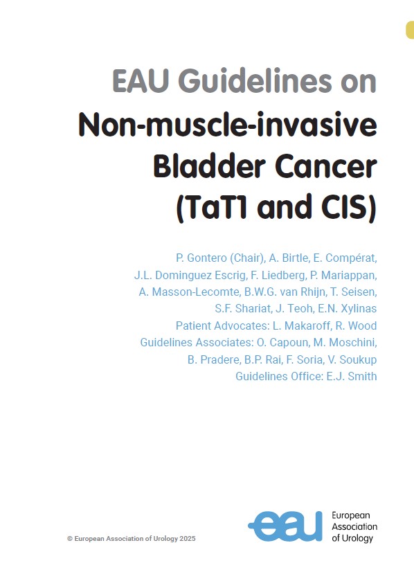 GALEAS Bladder is featured in the EAU guidelines